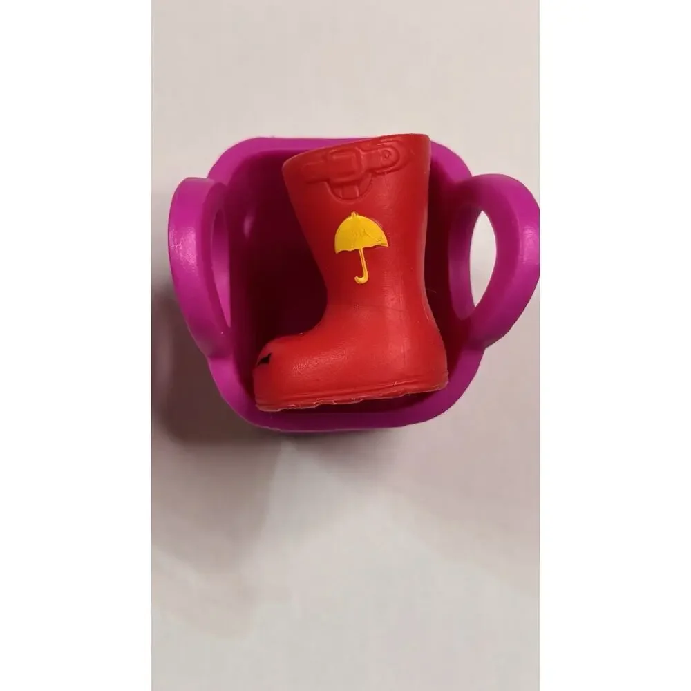 Shopkins for McDonald's Happy Meal Toys Lot of 6 ~ Shoes, Dress, Purse,Boots